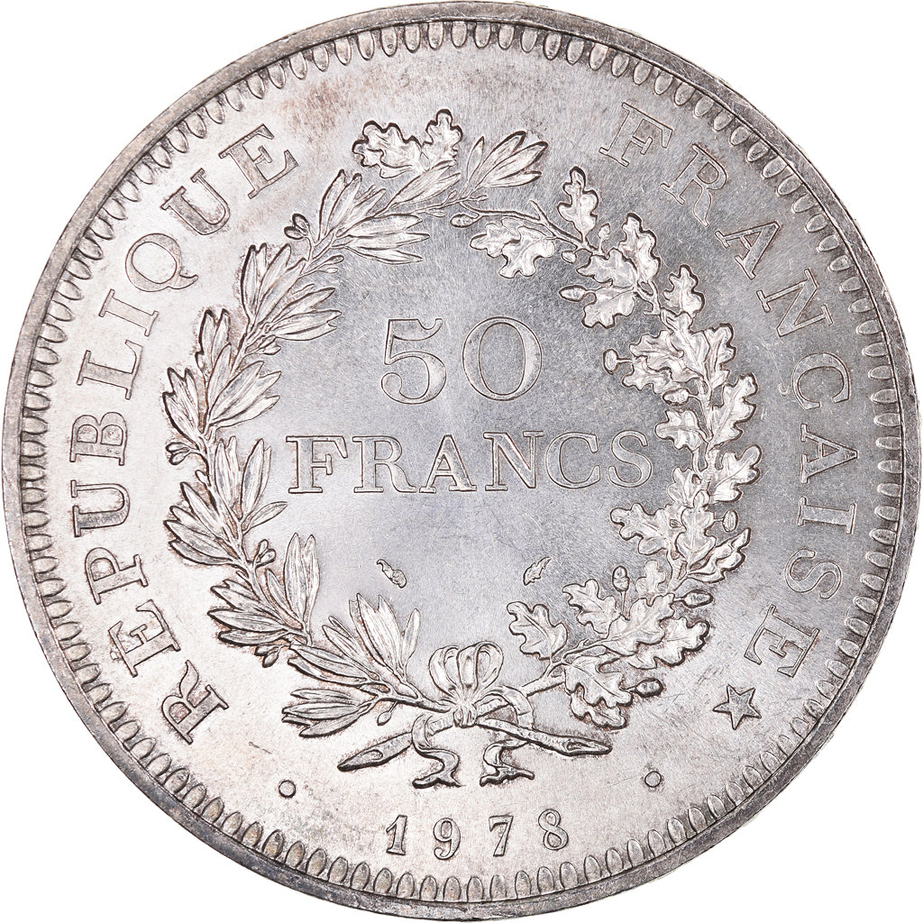 Monnaie, France, Hercule, 50 Francs, 1978, Paris, SUP+, Argent, Gadoury:882