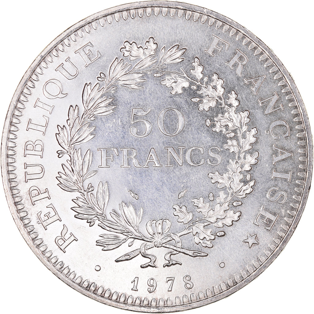 Monnaie, France, Hercule, 50 Francs, 1978, Paris, SUP+, Argent, Gadoury:882