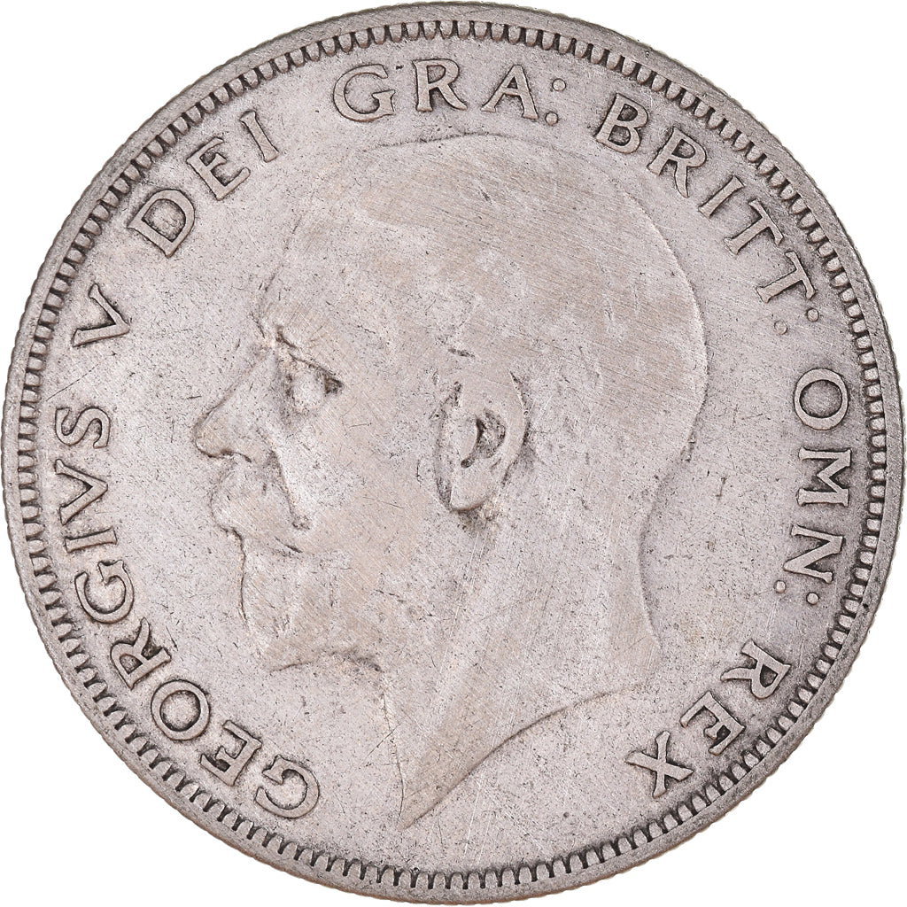 Moneta, Gran Bretagna, George V, 1/2 Crown, 1935, MB+, Argento, KM:835