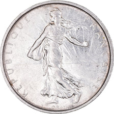 Münze, Frankreich, Semeuse, 5 Francs, 1967, Paris, VZ+, Silber, KM:926