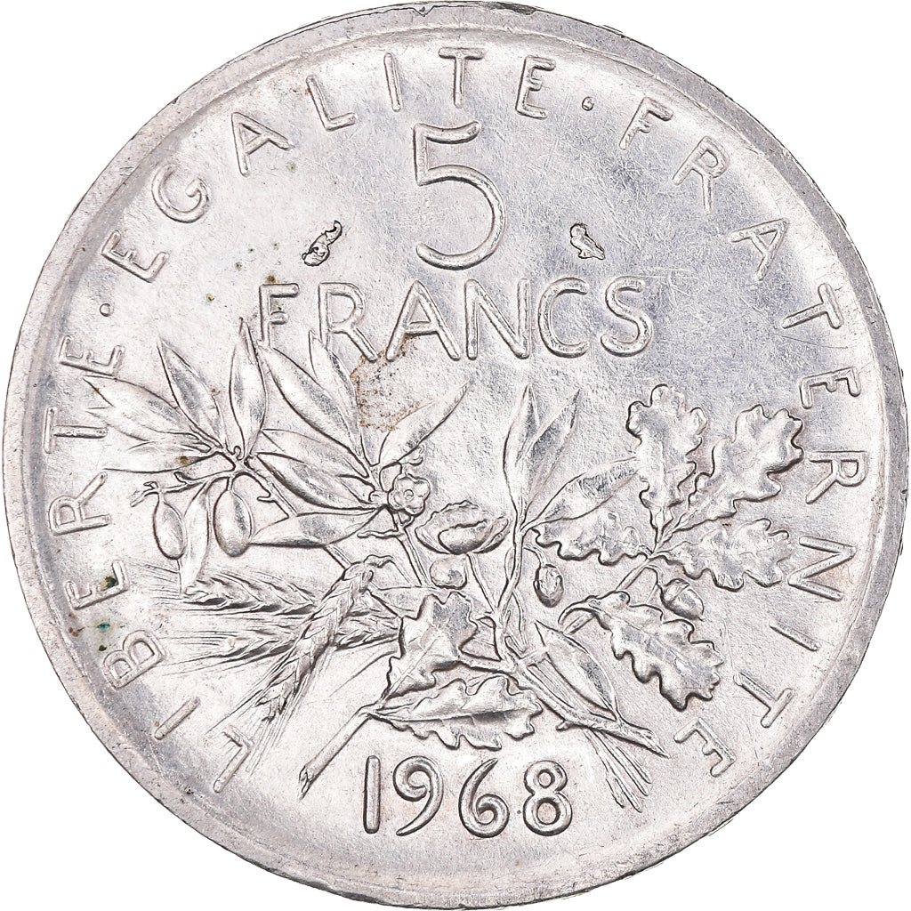 Monnaie, France, Semeuse, 5 Francs, 1968, Paris, SUP+, Argent, Gadoury:770