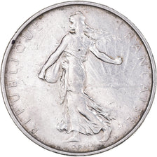 Moneta, Francja, Semeuse, 5 Francs, 1961, Paris, AU(50-53), Srebro, KM:926