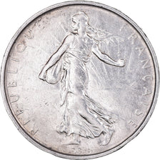 Moneda, Francia, Semeuse, 5 Francs, 1965, EBC, Plata, KM:926, Gadoury:770