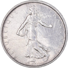 Moneda, Francia, Semeuse, 5 Francs, 1965, EBC, Plata, KM:926, Gadoury:770