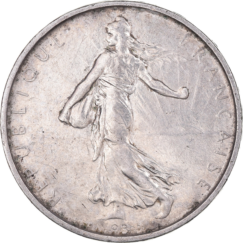 Moneta, Francia, Semeuse, 5 Francs, 1964, Paris, BB+, Argento, KM:926