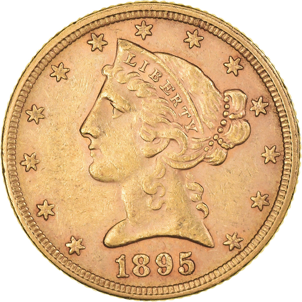 Münze, Vereinigte Staaten, Coronet Head, $5, Half Eagle, 1895, U.S. Mint