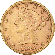 Münze, Vereinigte Staaten, Coronet Head, $5, Half Eagle, 1895, U.S. Mint