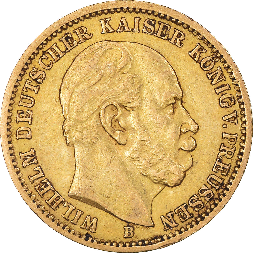 Monnaie, Etats allemands, PRUSSIA, Wilhelm I, 20 Mark, 1873, Hannover, TTB, Or