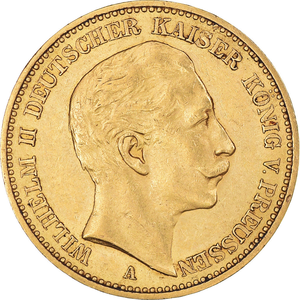 Monnaie, Etats allemands, PRUSSIA, Wilhelm II, 20 Mark, 1897, Berlin, SUP, Or