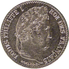 FRANCE, Louis-Philippe, 1/4 Franc, 1832, Paris, AU(55-58), Silver, Gadoury...