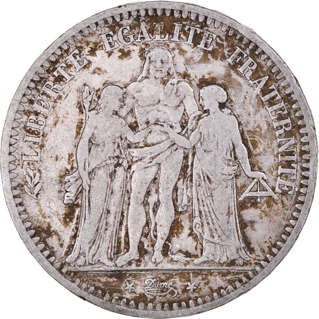 Monnaie, France, Hercule, 5 Francs, 1848, Paris, TB+, Argent, Gadoury:683
