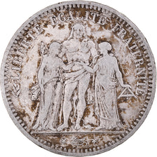 Monnaie, France, Hercule, 5 Francs, 1848, Paris, TB+, Argent, Gadoury:683