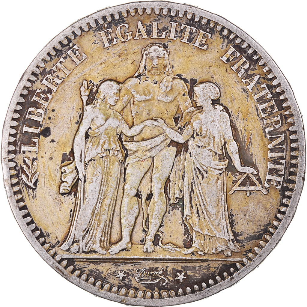 Monnaie, France, Hercule, 5 Francs, 1848, Paris, TB+, Argent, Gadoury:683