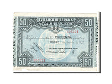 Spain, 50 Pesetas, 1937, KM #S564, EF(40-45), 305321