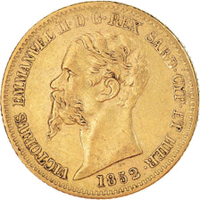 Moneda, Estados italianos, SARDINIA, Vittorio Emanuele II, 20 Lire, 1852, Genoa