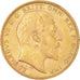 Münze, Großbritannien, Edward VII, Sovereign, 1906, London, VZ, Gold, KM:805