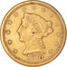 Moneta, Stati Uniti, Coronet Head, $2.50, Quarter Eagle, 1876, U.S. Mint, San