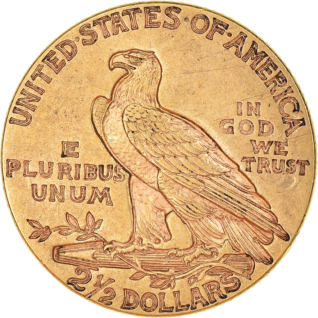 Moneta, Stati Uniti, Indian Head, $2.50, Quarter Eagle, 1928, U.S. Mint