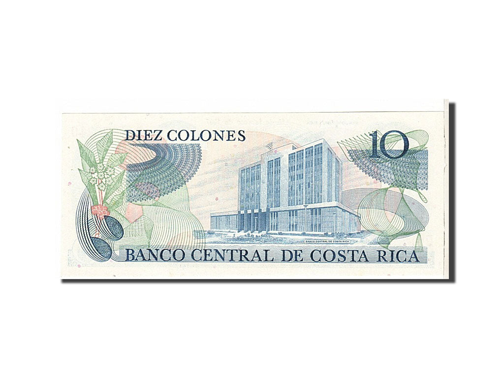 Billet, Costa Rica, 10 Colones, 1987, KM:237b, NEUF