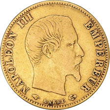 Moneta, Francja, Napoleon III, 5 Francs, 1859, Paris, VF(30-35), Złoto