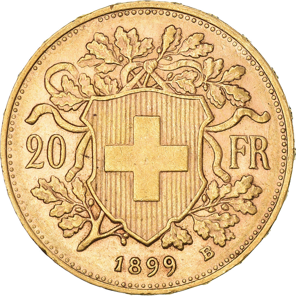 Monnaie, Suisse, 20 Francs, 1899, Bern, SUP, Or, KM:35.1