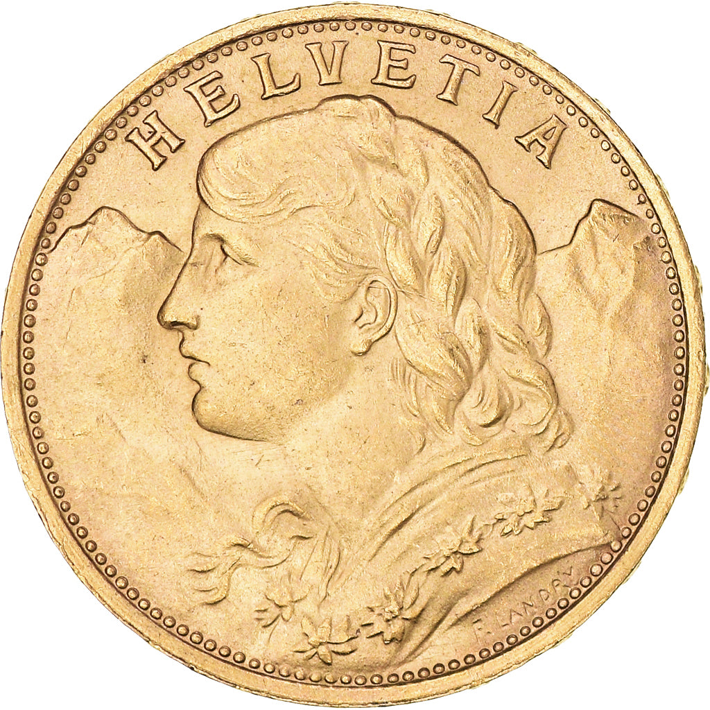 Monnaie, Suisse, 20 Francs, 1922, Berne, SUP+, Or, KM:35.1