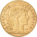 Moneda, Francia, Marianne, 10 Francs, 1906, Paris, BC+, Oro, KM:846