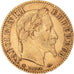 Moneda, Francia, Napoleon III, 10 Francs, 1866, Paris, BC+, Oro, KM:800.1