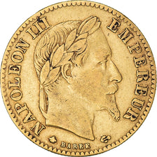 Munten, Frankrijk, Napoleon III, 10 Francs, 1868, Paris, FR+, Goud, KM:800.1