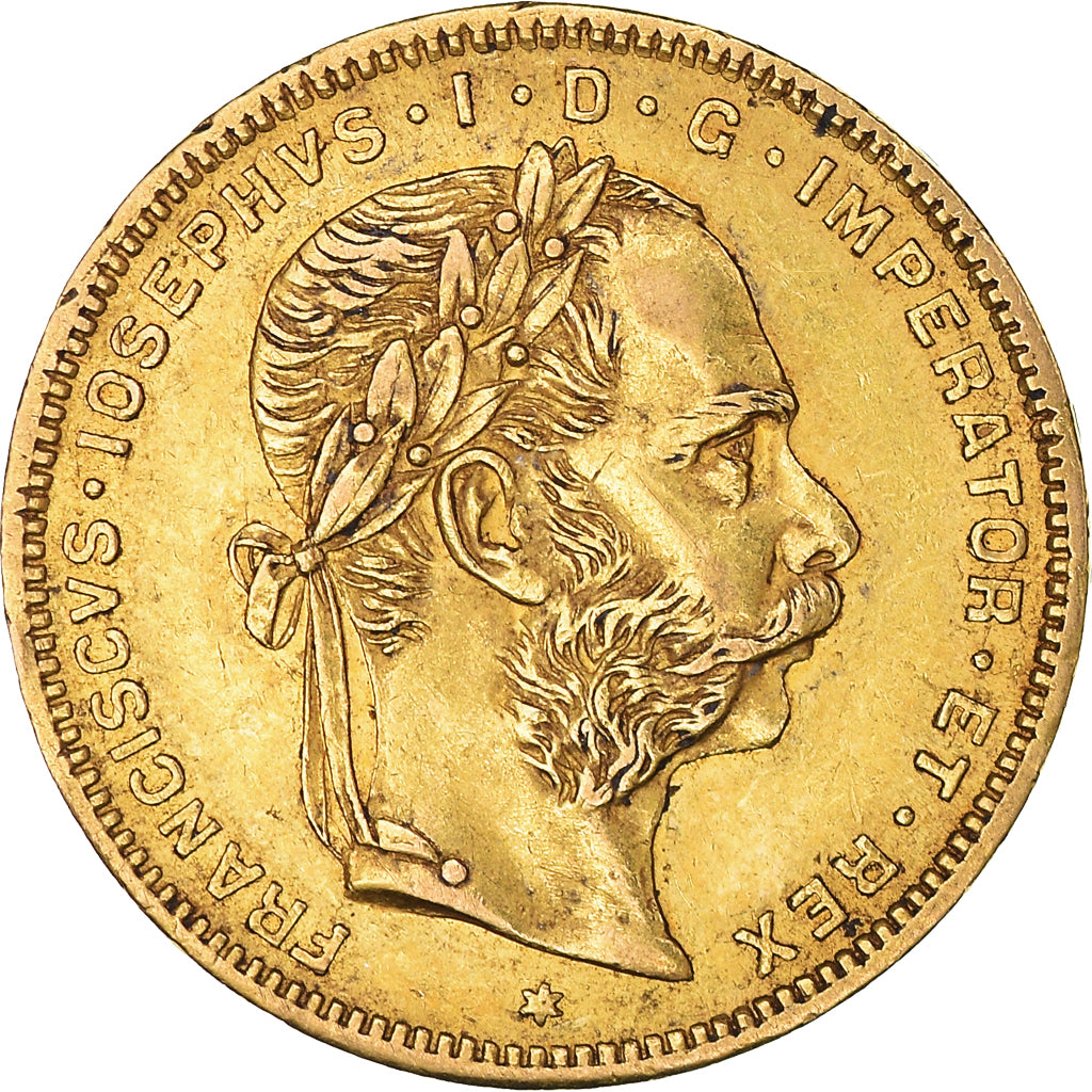 Monnaie, Autriche, Franz Joseph I, 8 Florins-20 Francs, 1876, Kremnica, TTB+
