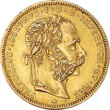 Monnaie, Autriche, Franz Joseph I, 8 Florins-20 Francs, 1876, Kremnica, TTB+