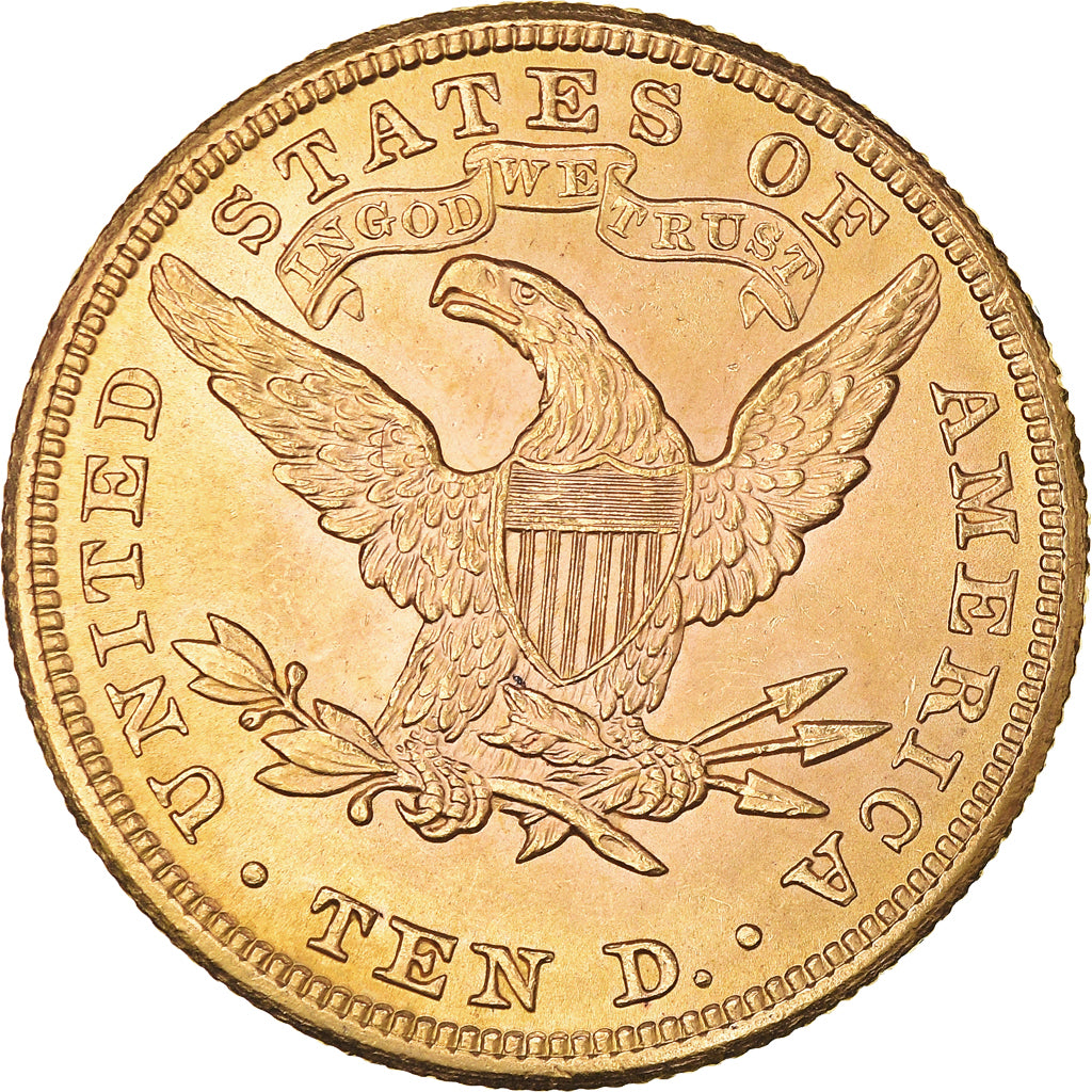 Moeda, Estados Unidos da América, Coronet Head, $10, Eagle, 1901, Philadelphia