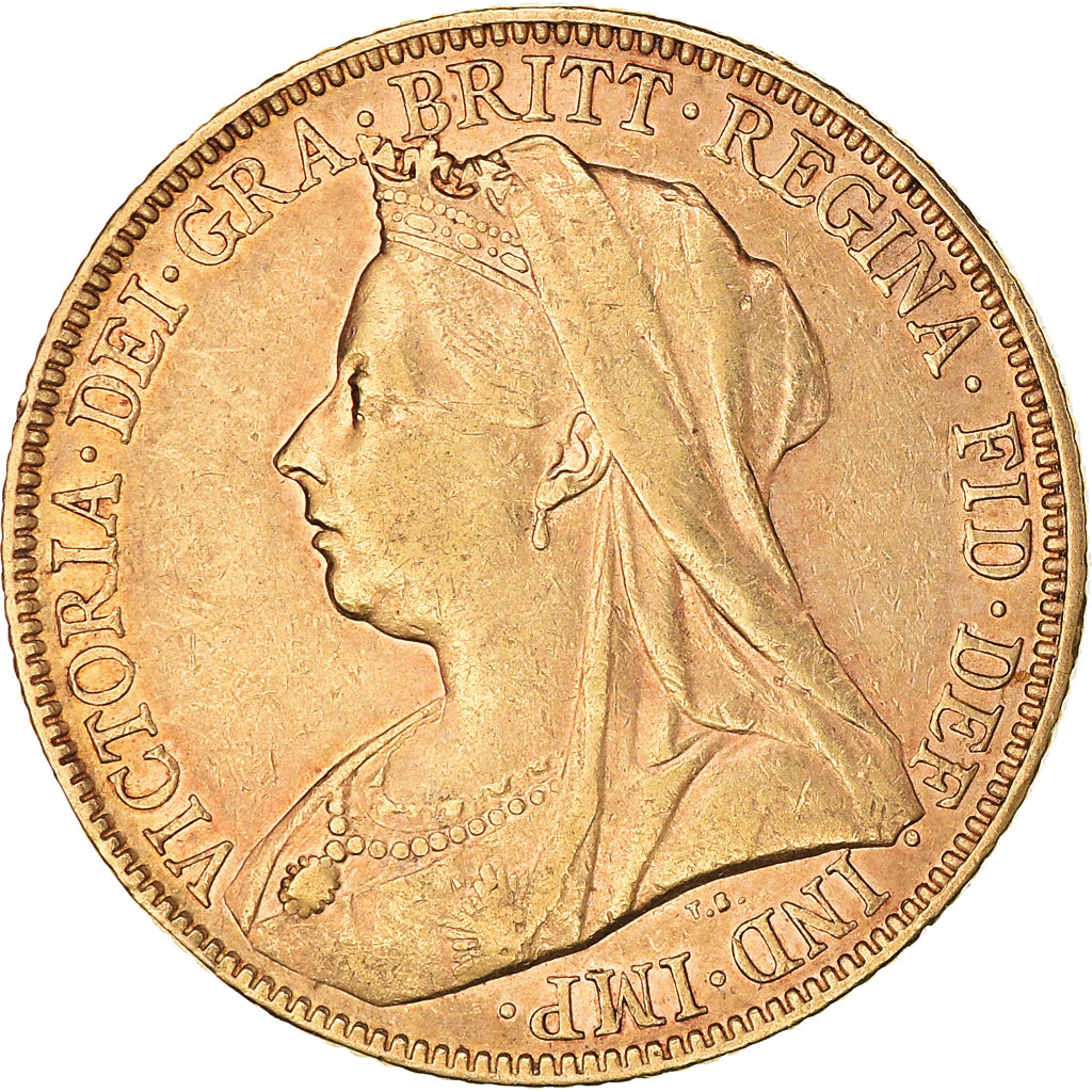 Moneda, Australia, Victoria, Sovereign, 1897, Melbourne, MBC+, Oro, KM:13