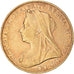 Moneda, Australia, Victoria, Sovereign, 1897, Melbourne, MBC+, Oro, KM:13