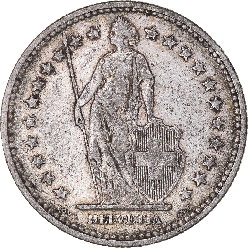 Moneta, Svizzera, 2 Francs, 1903, Bern, MB+, Argento, KM:21