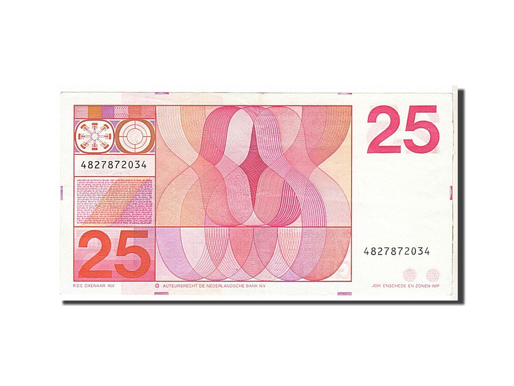 Netherlands, 25 Gulden, 1966, KM #92a, EF(40-45), 4827872034