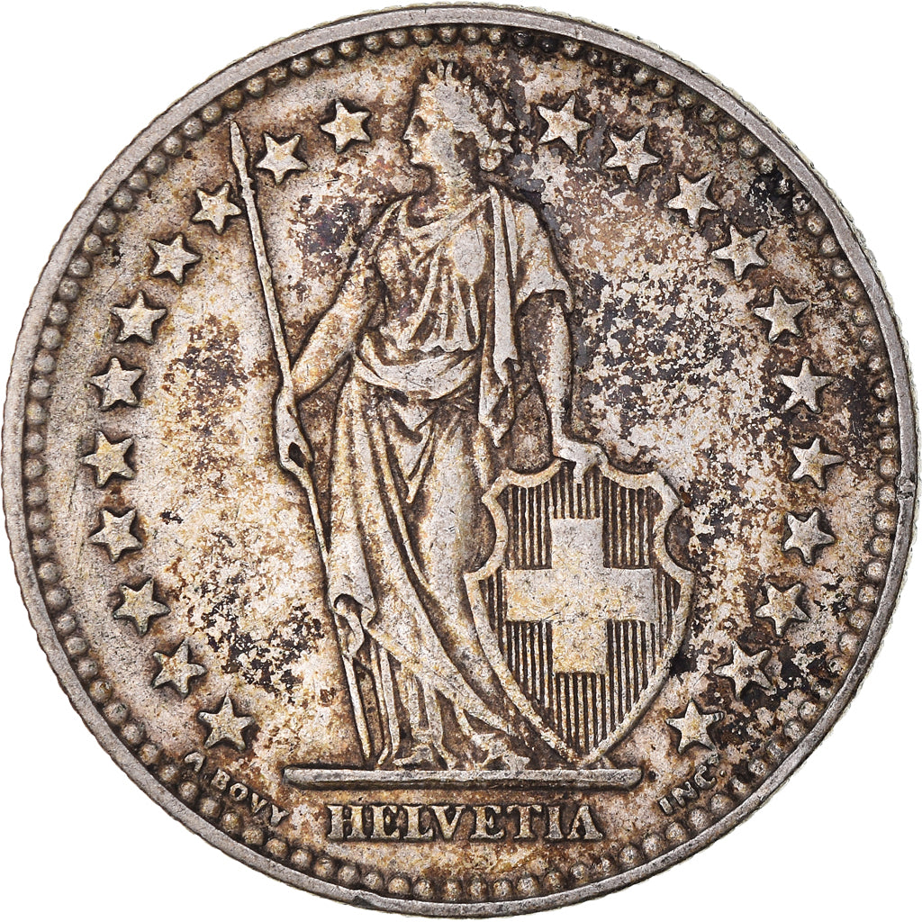 Moneta, Svizzera, 2 Francs, 1932, Bern, BB, Argento, KM:21
