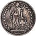 Moneta, Svizzera, Franc, 1916, Bern, MB+, Argento, KM:24