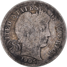 Moneda, Estados Unidos, Barber Dime, Dime, 1905, U.S. Mint, Philadelphia, BC
