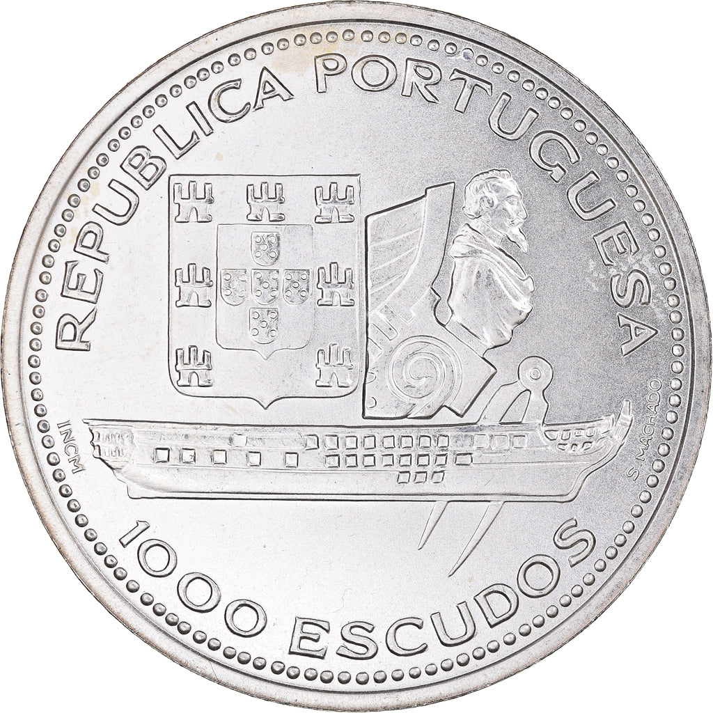 Moneta, Portogallo, 1000 Escudos, 1996, SPL+, Argento, KM:688