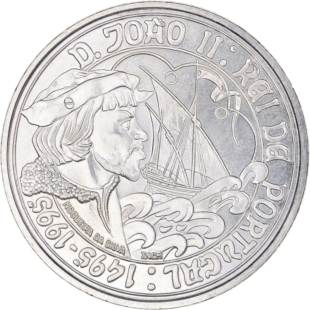 Moneta, Portugal, 1000 Escudos, 1995, Lisbon, MS(60-62), Srebro, KM:685