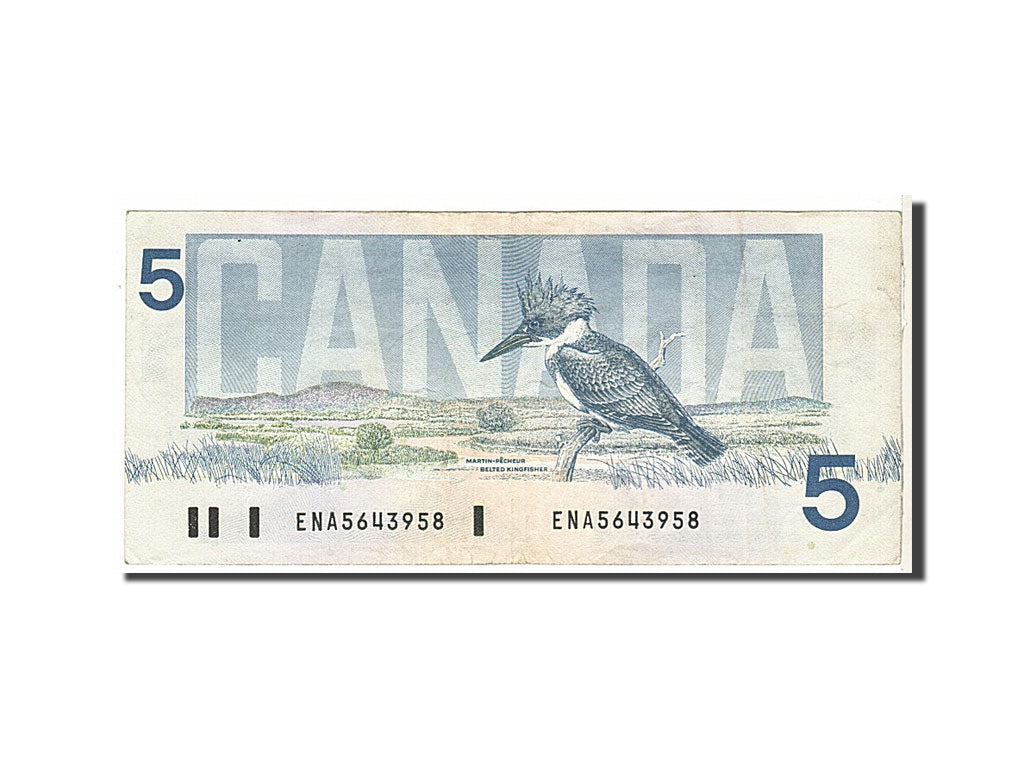 Canada, 5 Dollars, 1986, KM #95a1, EF(40-45), ENA5643958