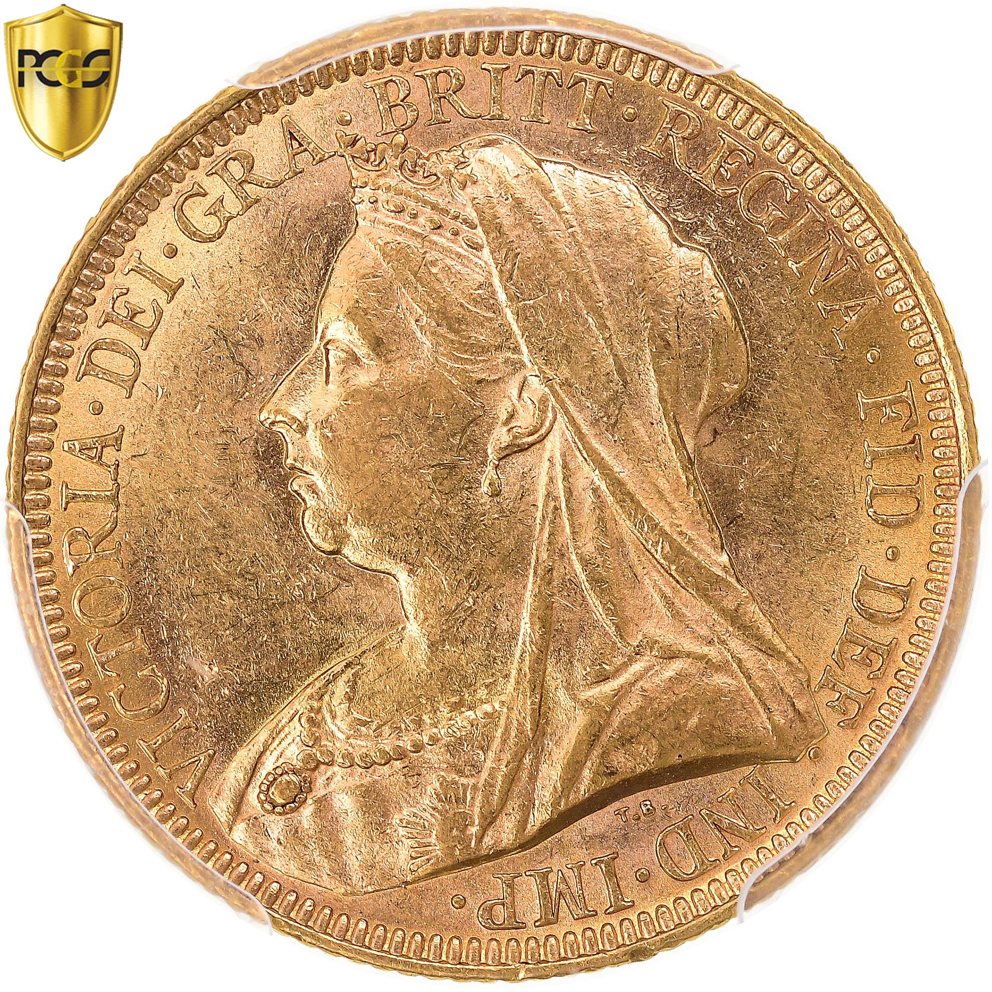 Münze, Australien, Victoria, Sovereign, 1896, Melbourne, PCGS, AU58, VZ, Gold