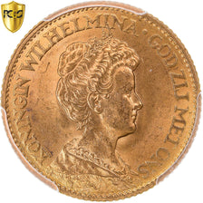 Coin, Netherlands, Wilhelmina I, 10 Gulden, 1912, Utrecht, PCGS, MS65