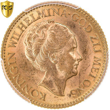 Moneta, Paesi Bassi, Wilhelmina I, 10 Gulden, 1925, Utrecht, PCGS, MS63, SPL