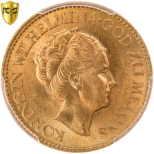 Moneta, Paesi Bassi, Wilhelmina I, 10 Gulden, 1933, Utrecht, PCGS, MS65, FDC