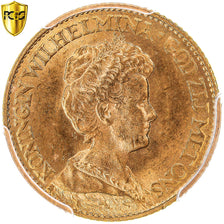 Münze, Niederlande, Wilhelmina I, 10 Gulden, 1917, Utrecht, PCGS, MS64, UNZ+