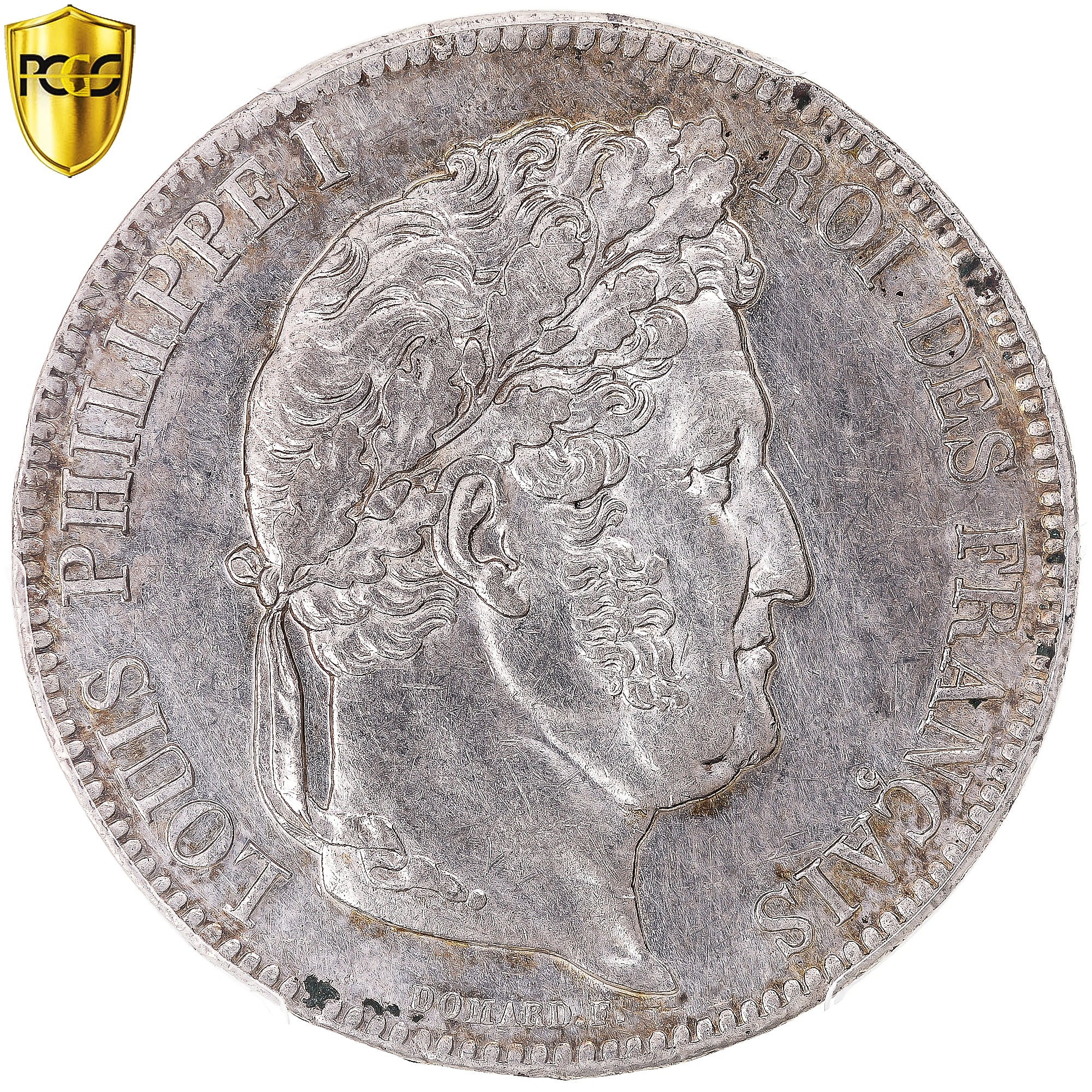 Coin, France, Louis-Philippe, 5 Francs, 1838, Lille, PCGS, AU Details