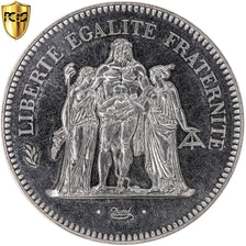 Moneda, Francia, Hercule, 50 Francs, 1980, Paris, PCGS, MS67, FDC, Plata