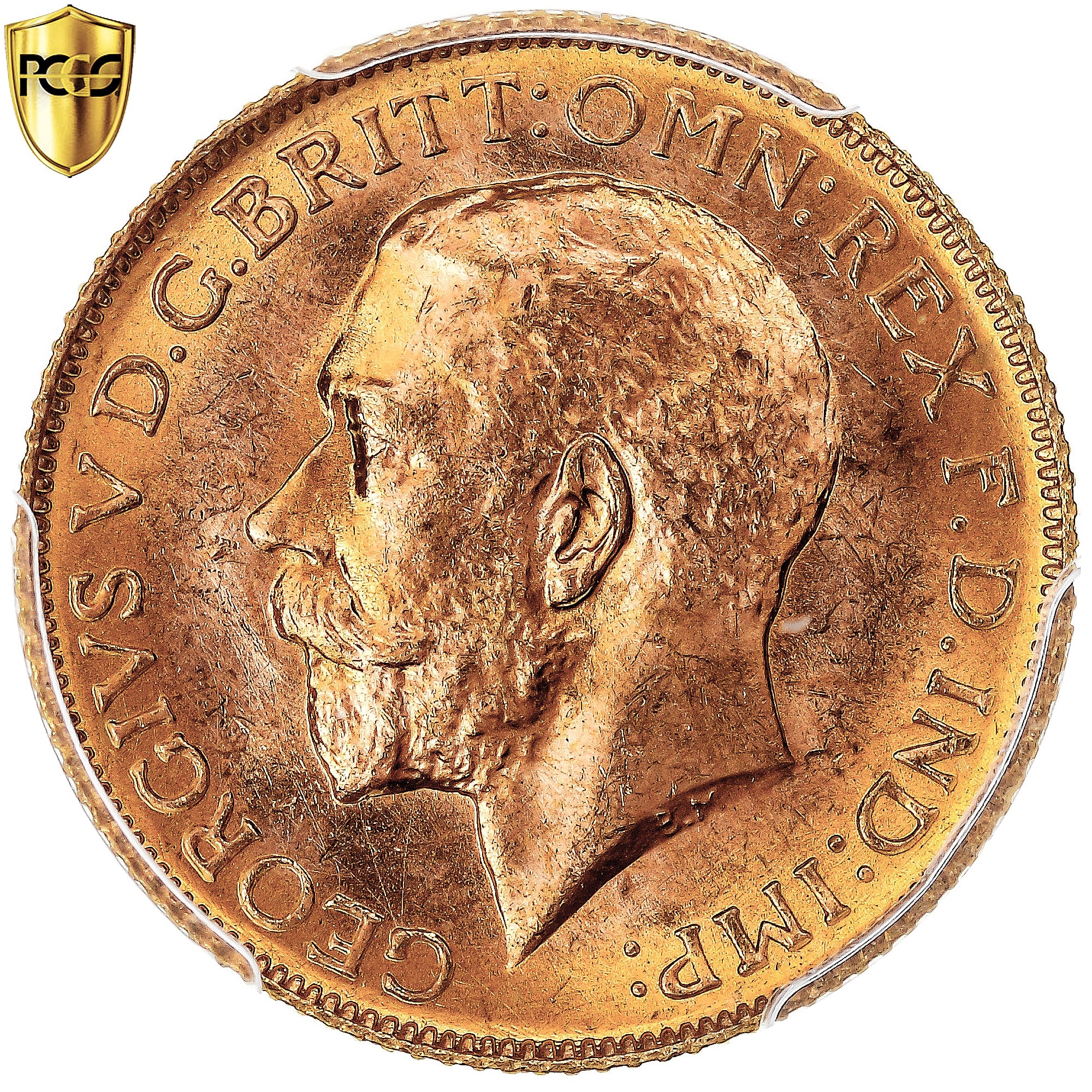 Monnaie, Grande-Bretagne, George V, Sovereign, 1925, Londres, PCGS, MS65, FDC